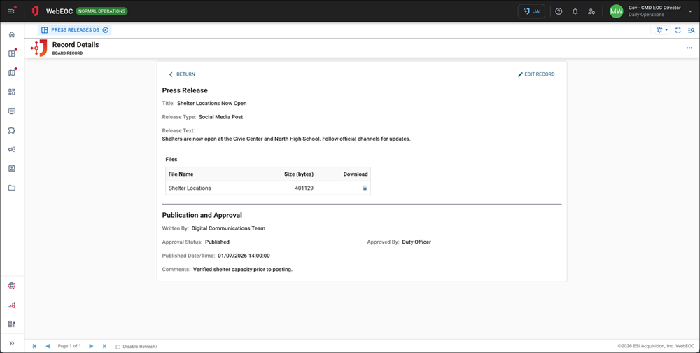 Press Releases DS - Details